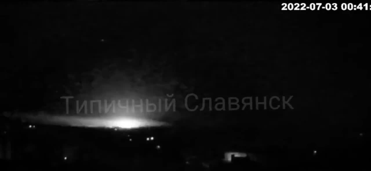 Ukraine War - Ukrainian positions around Slavyansk being hit