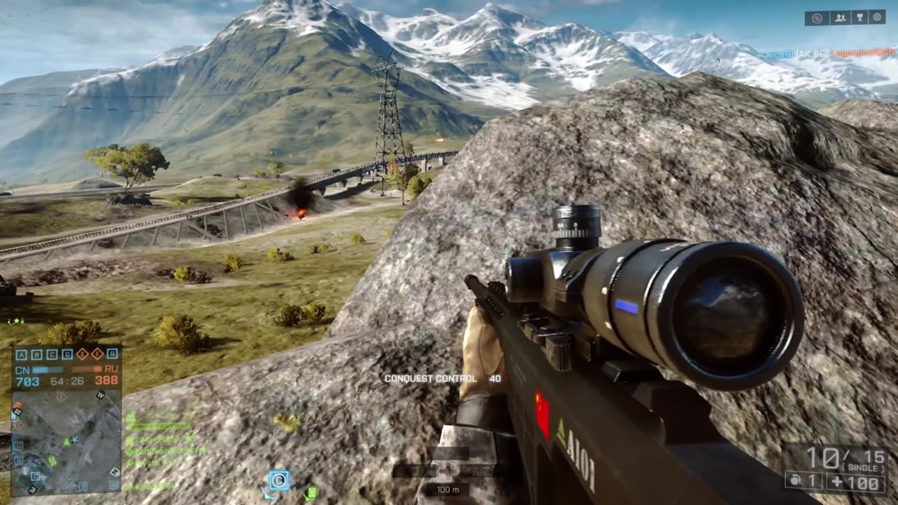 Tank Battles, Jet Dogfights, and Sniper Duels in Battlefield 4 Conquest