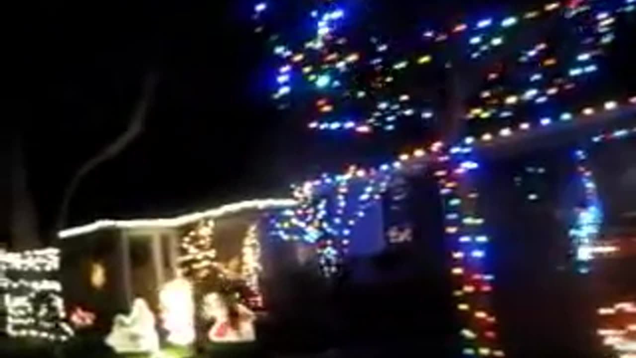 Walking around Christmas lights 2014