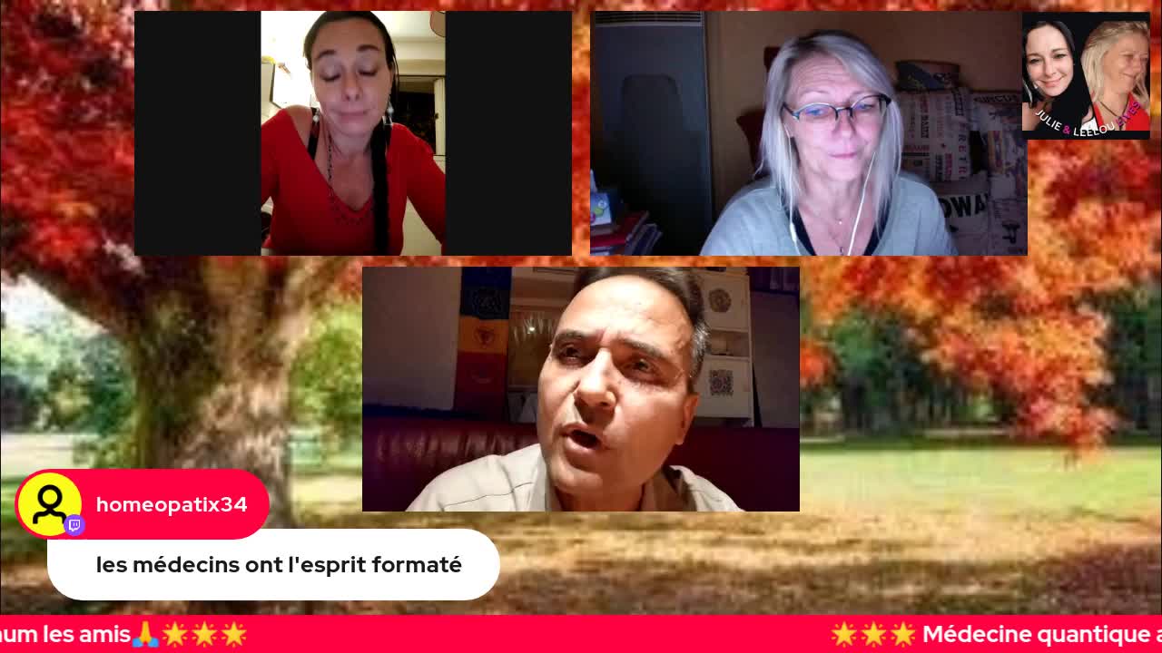 🙏❤️🙏Médecine quantique avec Frédéric Julie & Leelou 20/10 🙏❤️🙏