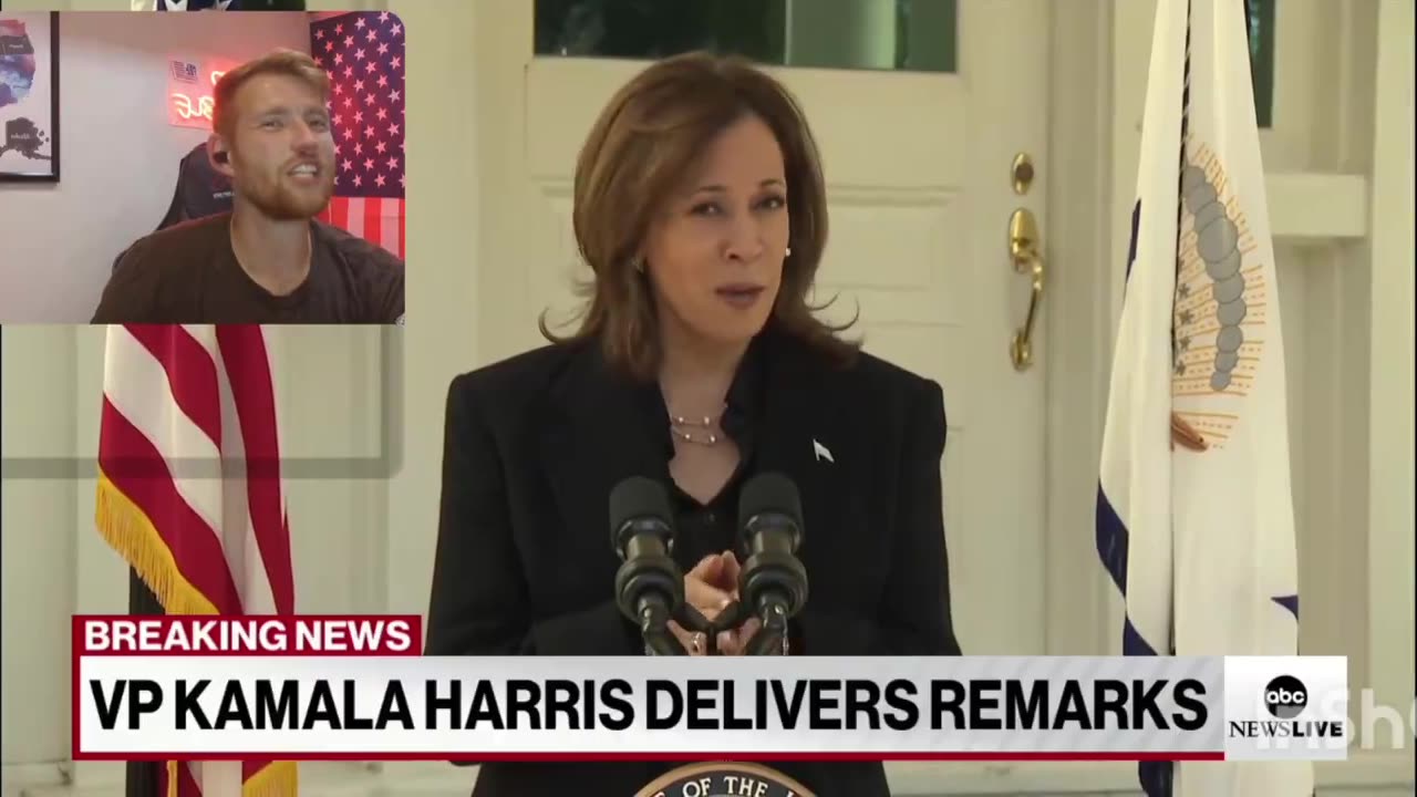 Reaction! Kamala is scared and it's hilarious 😂 #Trump2024 #Redwave