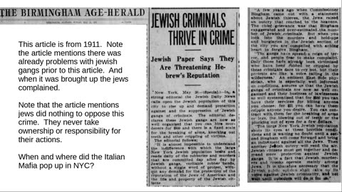 WAS THE ITALIAN MOB REALLY ITALIAN? BOLSHEVIKS AND MOB COME FROM THE SAME PLACE IN NYC