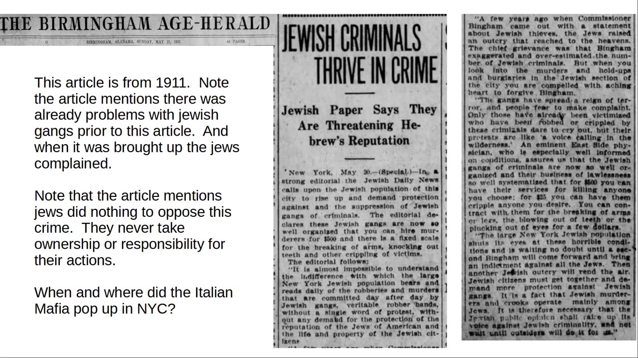 WAS THE ITALIAN MOB REALLY ITALIAN? BOLSHEVIKS AND MOB COME FROM THE SAME PLACE IN NYC
