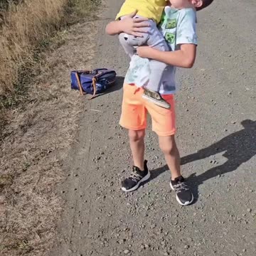 warm welcome from the younger brothers and sisters extreme love