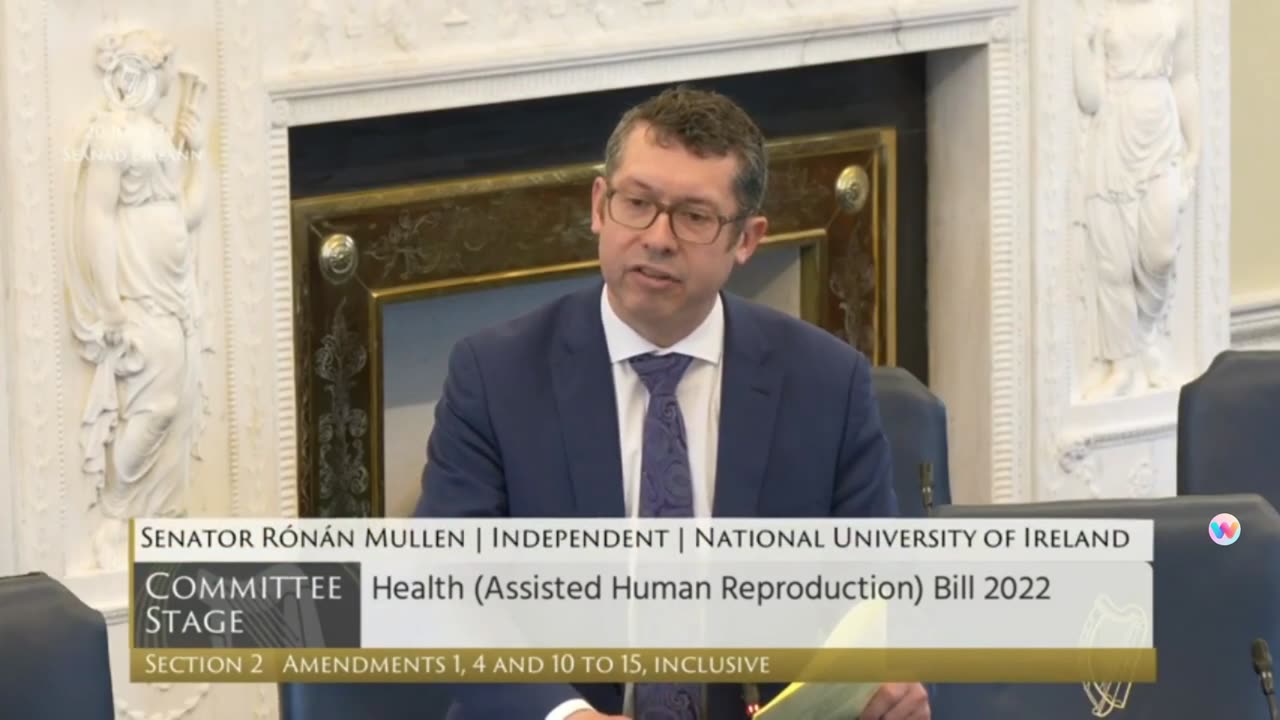 Surrogacy assisted human re-production debate (Senator Ronan Mullen) 20-06-24