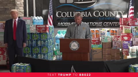 President Trump in Evans, GA