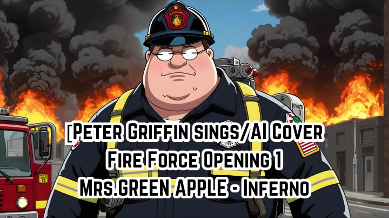 [Peter Griffin sings/AI Cover] Fire Force Season 1 Opening 1 Mrs.GREEN APPLE - Inferno (インフェルノ)