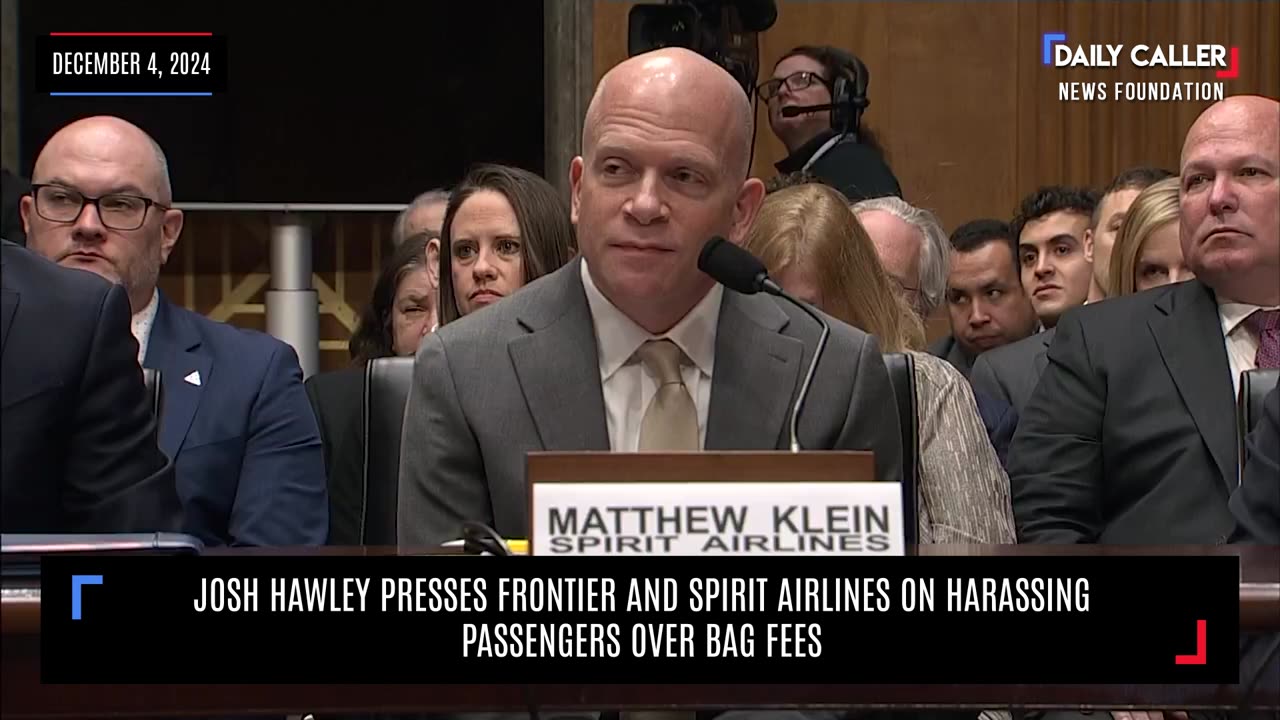 Josh Hawley Presses Frontier And Spirit Airlines On Harassing Passengers Over Bag Fees