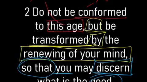 1 Minute Bible Study // Romans 12:2