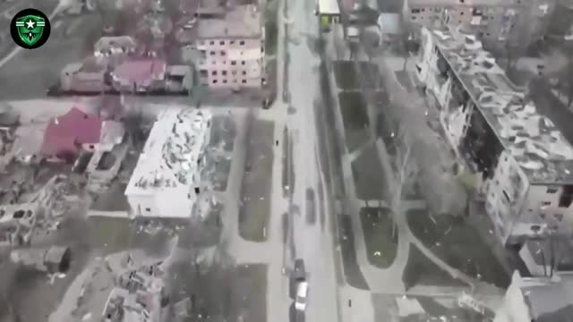 Drone Footage Shows Destruction In The Ukraine-Russia War