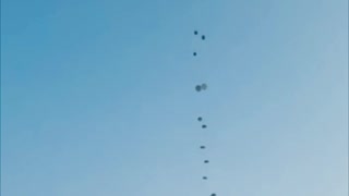 Paratroopers in aircraft