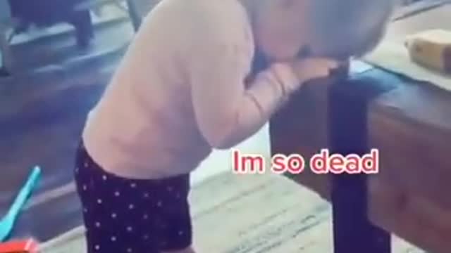 Hilarious Reaction of kid