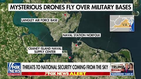 FOX NEWS, HARRIS FAULKNER Mystery drones flew over US military bases for 17 days