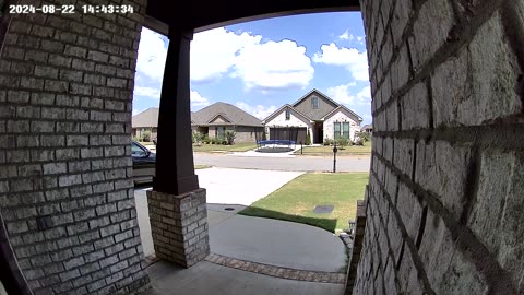 Trampoline Flies Over Home