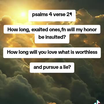 Psalms 4 verse 2