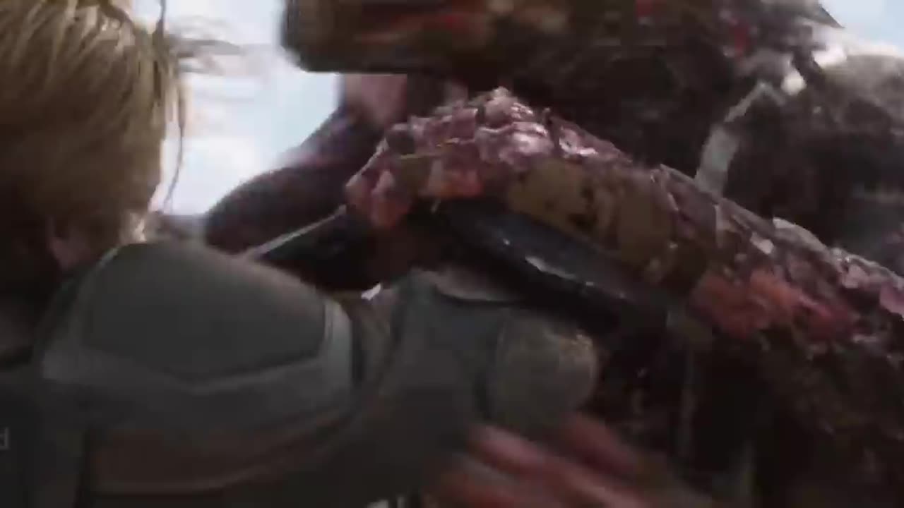 Avengers infinity war climax fight scene