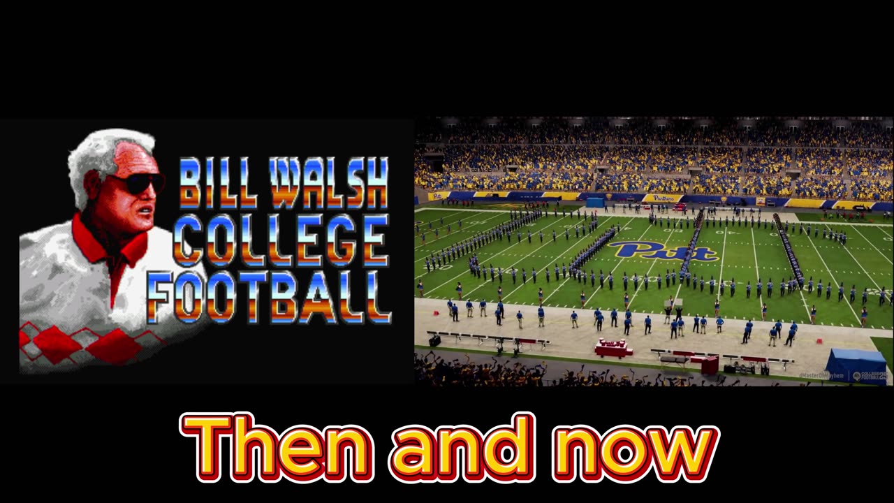 College Football Video Games 31 years apart