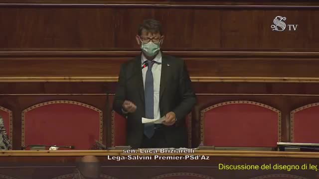 Luca Briziarelli (Lega), Senato, 17/6/21