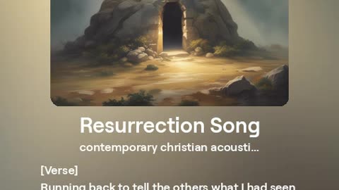 RESURRECTION SONG - JOHN 20