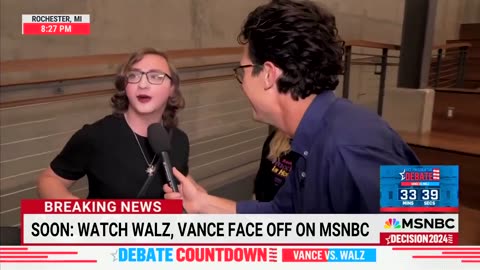 VIRAL: Check Out This College Democrats President's Reaction Before Debate