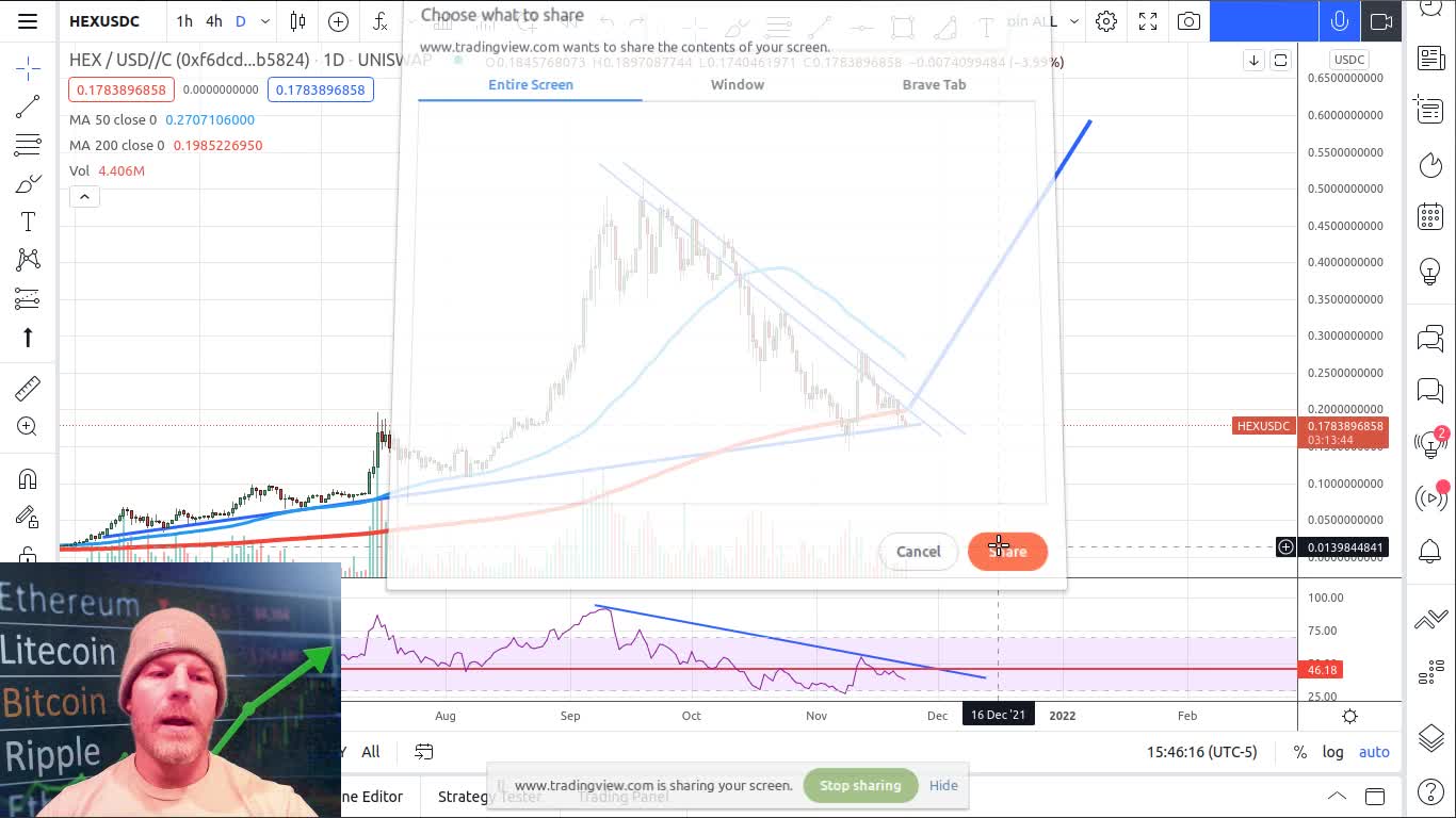 Hex Hexusdc - A potential 3x target from here! .60 cents!