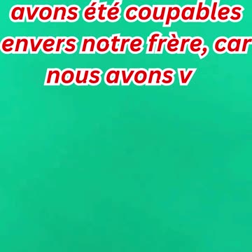 "Les Frères de Joseph Reconnaissent leur Culpabilité" Genèse 42:21.#short #youtubeshorts #ytshorts