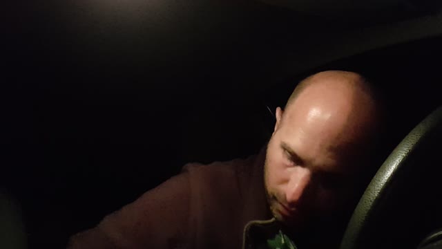 Night vlog in the car..while filming a nightlapse of the sky. Dartmoor