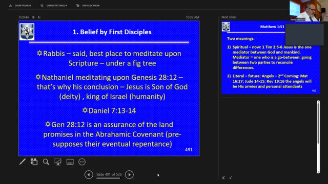 Sunday July 17, 2022 Life of the Messiah 48