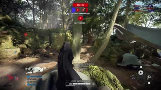 SWBF2: Instant Action Mission (Attack) First Order Takodana Gameplay