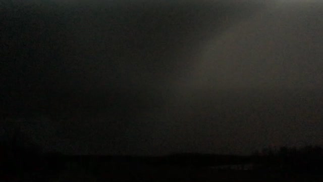 Funnel Cloud and Extremely Close Lightning Strike