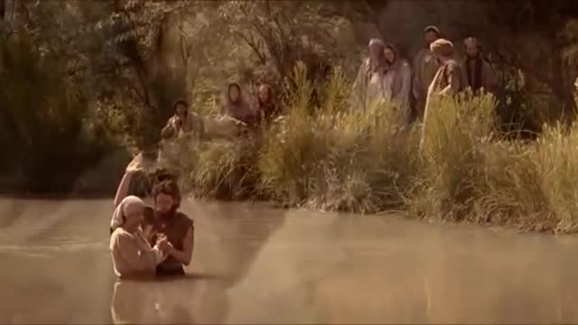 The baptism of Jesus Christ