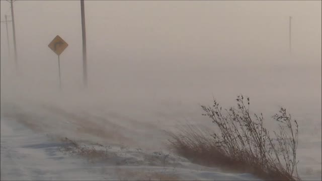 Fairbank, Iowa November Ground Blizzard