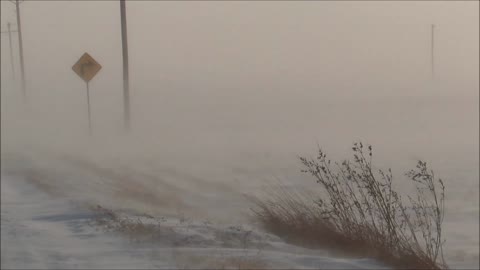 Fairbank, Iowa November Ground Blizzard