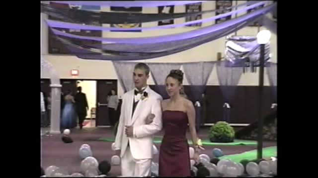 2000-01 WPHS Vids 068 Prom 034 Grand March Couple 07 by Glenn Strader