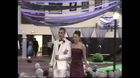 2000-01 WPHS Vids 068 Prom 034 Grand March Couple 07 by Glenn Strader