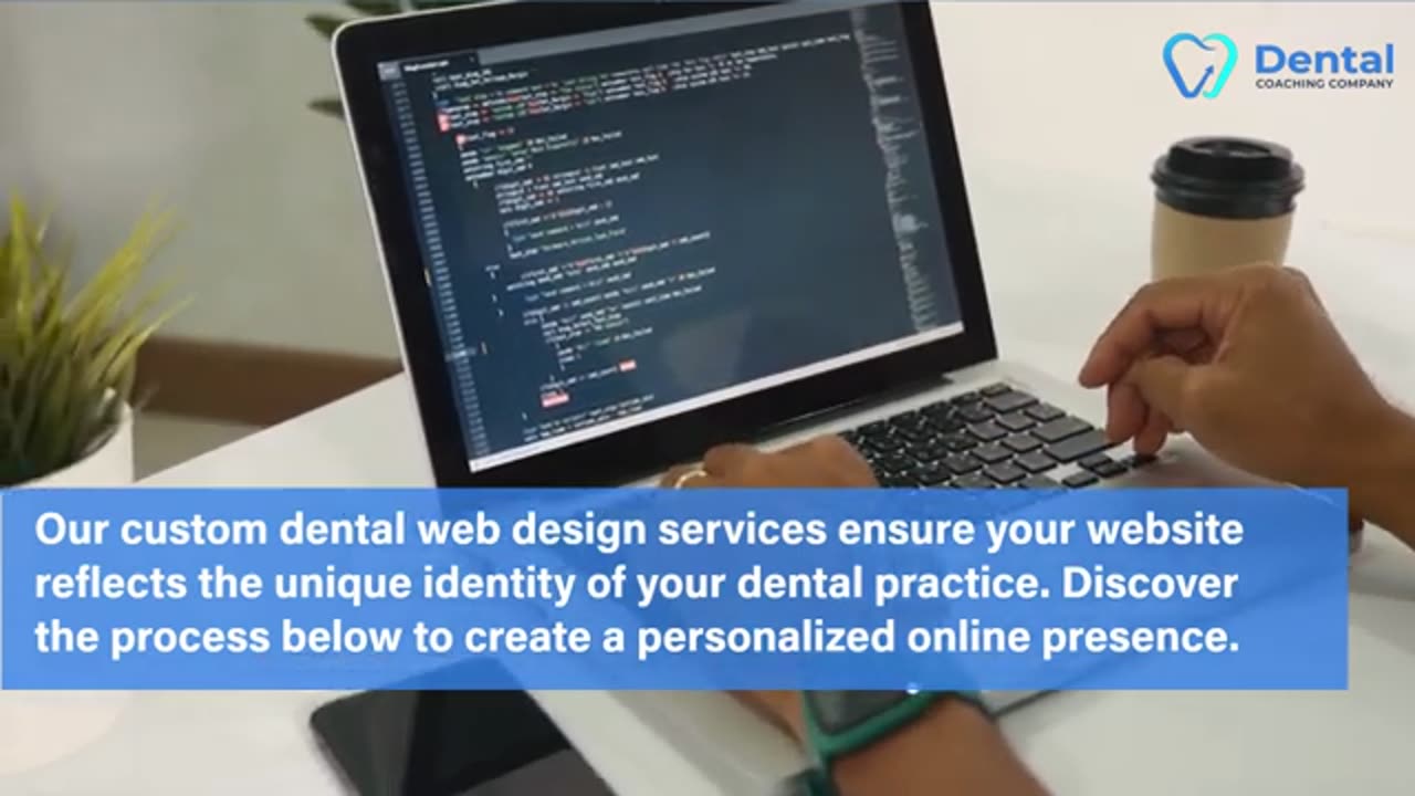 The process of creating a dental website