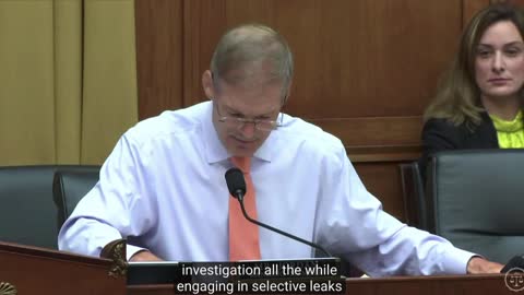 WATCH: Jim Jordan slams the politicization of the DOJ