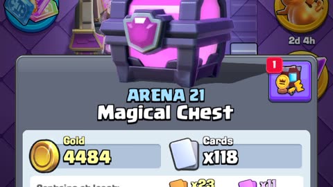 Migical chest open