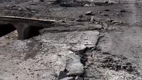 The bridge in Pokrovsk - four missiles came. But it's okay!