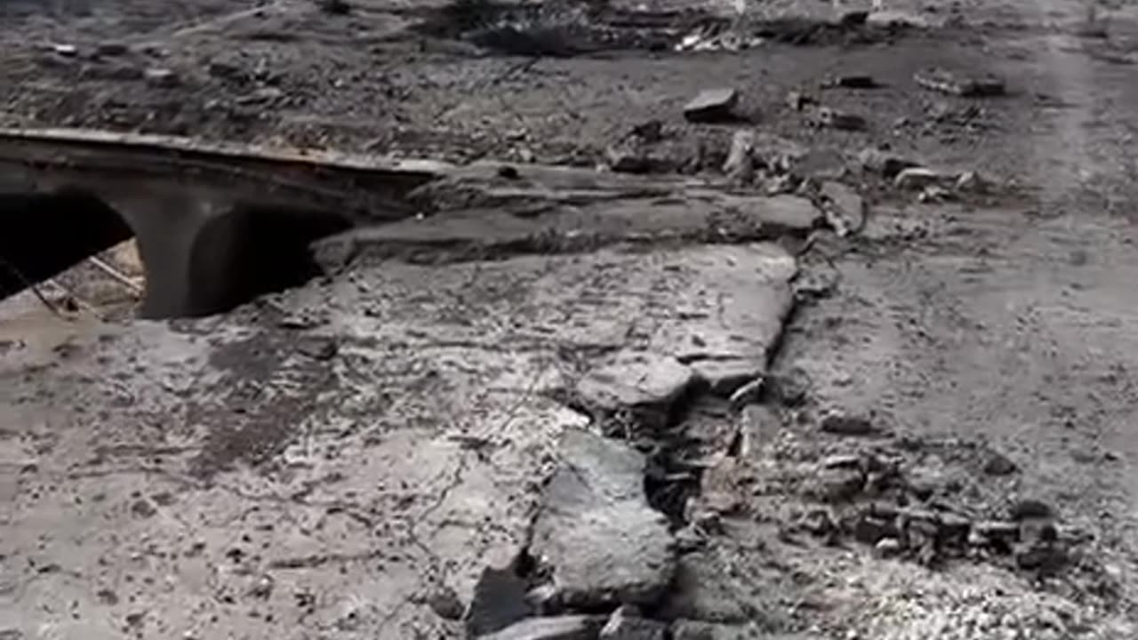 The bridge in Pokrovsk - four missiles came. But it's okay!
