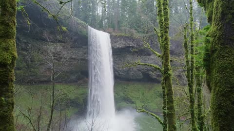 beautiful waterfall