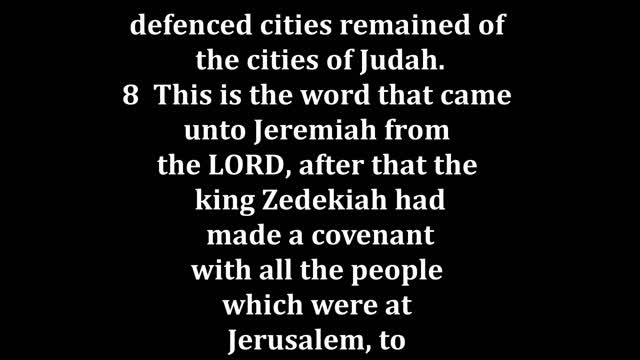 Jeremiah 34 King James version