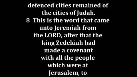 Jeremiah 34 King James version