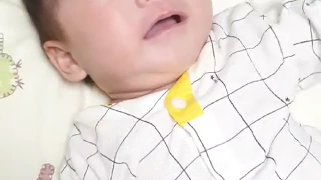 Baby first time I cried because I was hungry