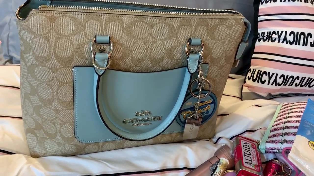 What's in my Coach Emma Satchel Bag