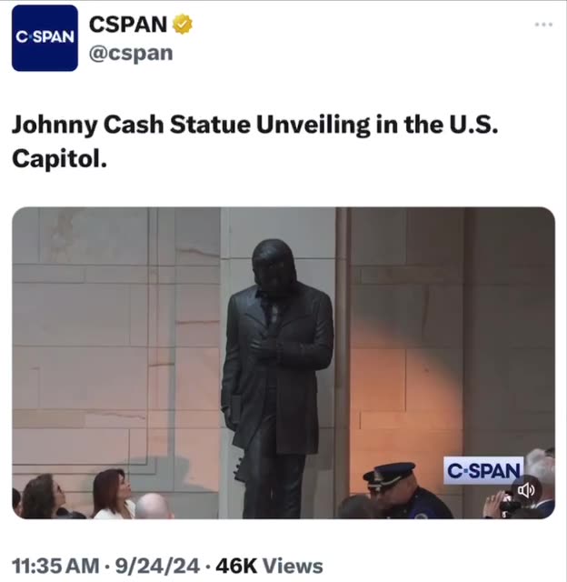 JOHNNY CASH!! unveiling