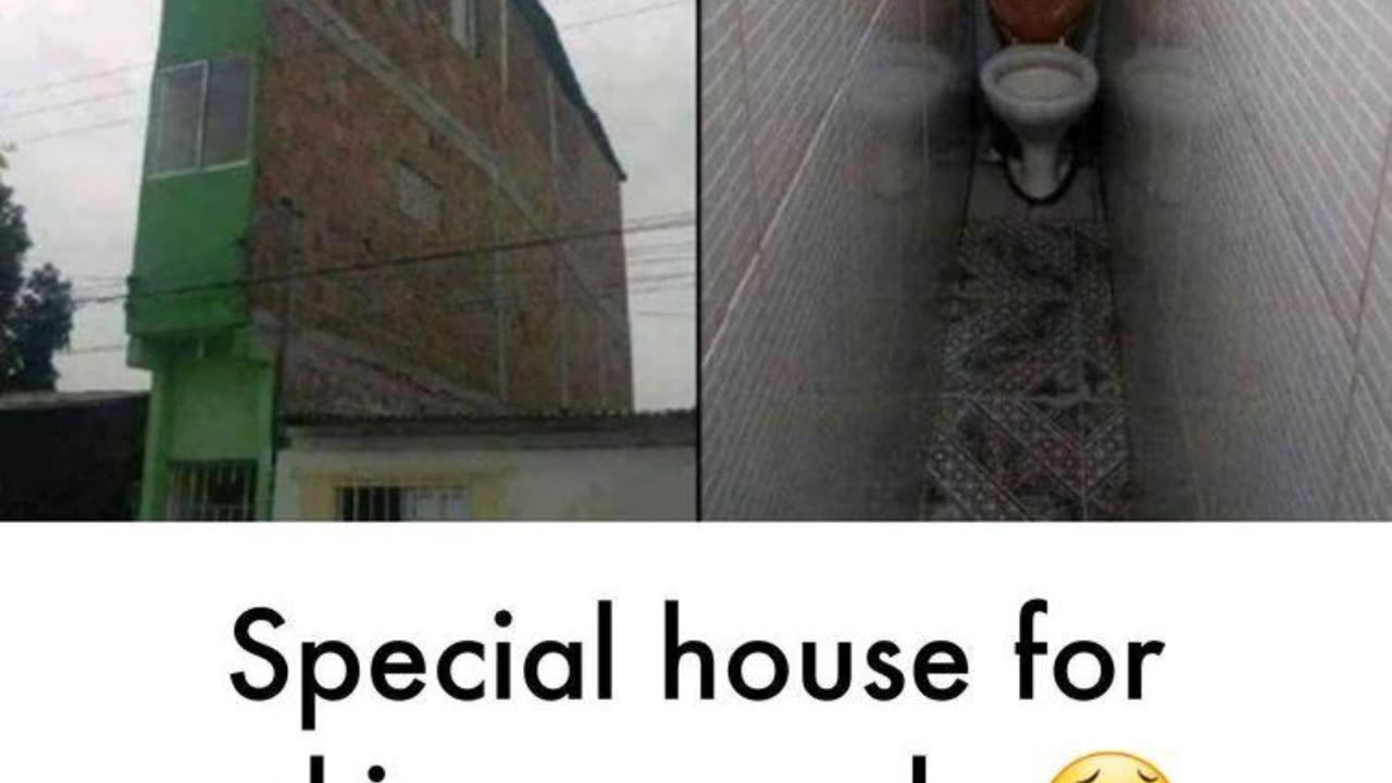 Special house for skinny people