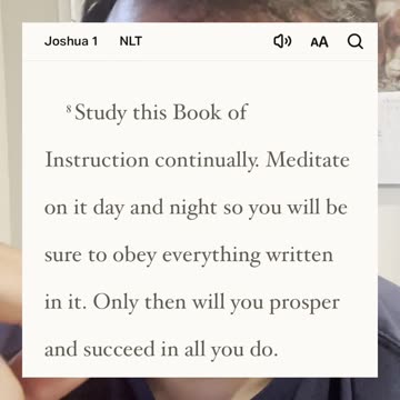 Take the Word in Day and Night!