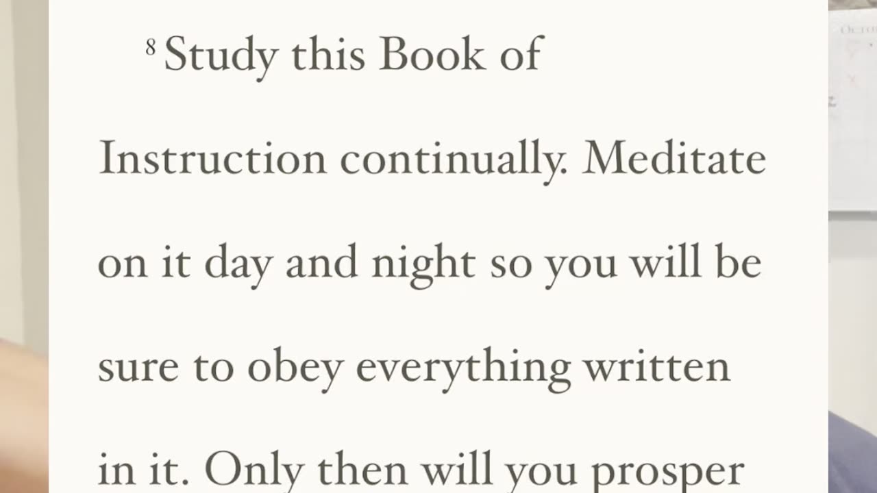 Take the Word in Day and Night!