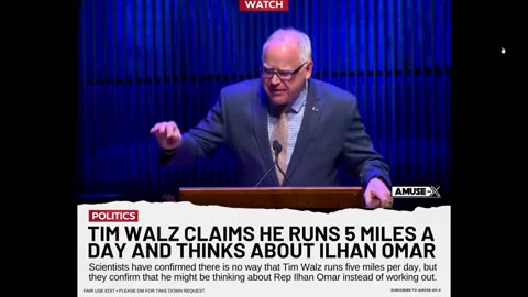 Creep Tim Walz Says is Brightened When He Remembers Radical Ilhan Omar is In Congress